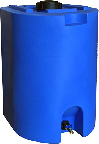 WaterPrepared Blue 55 Gallon Water Storage Tank