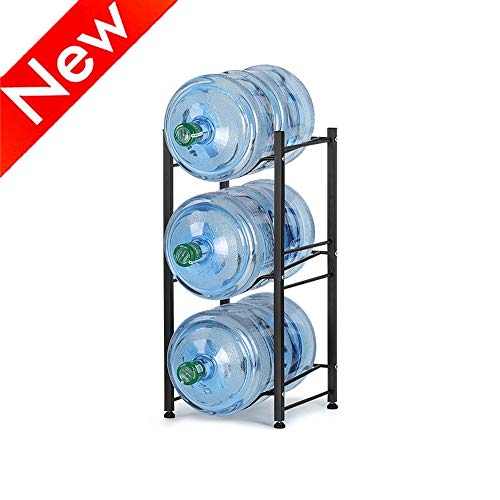 Nandae Water Cooler Jug Rack, 3-Tier Heavy Duty Water Bottle Holder Storage Rack
