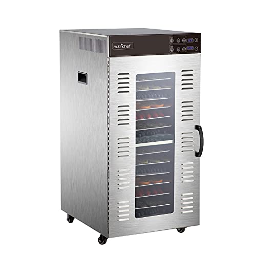 NutriChef Electric Food Dehydrator Machine - 2000-Watt