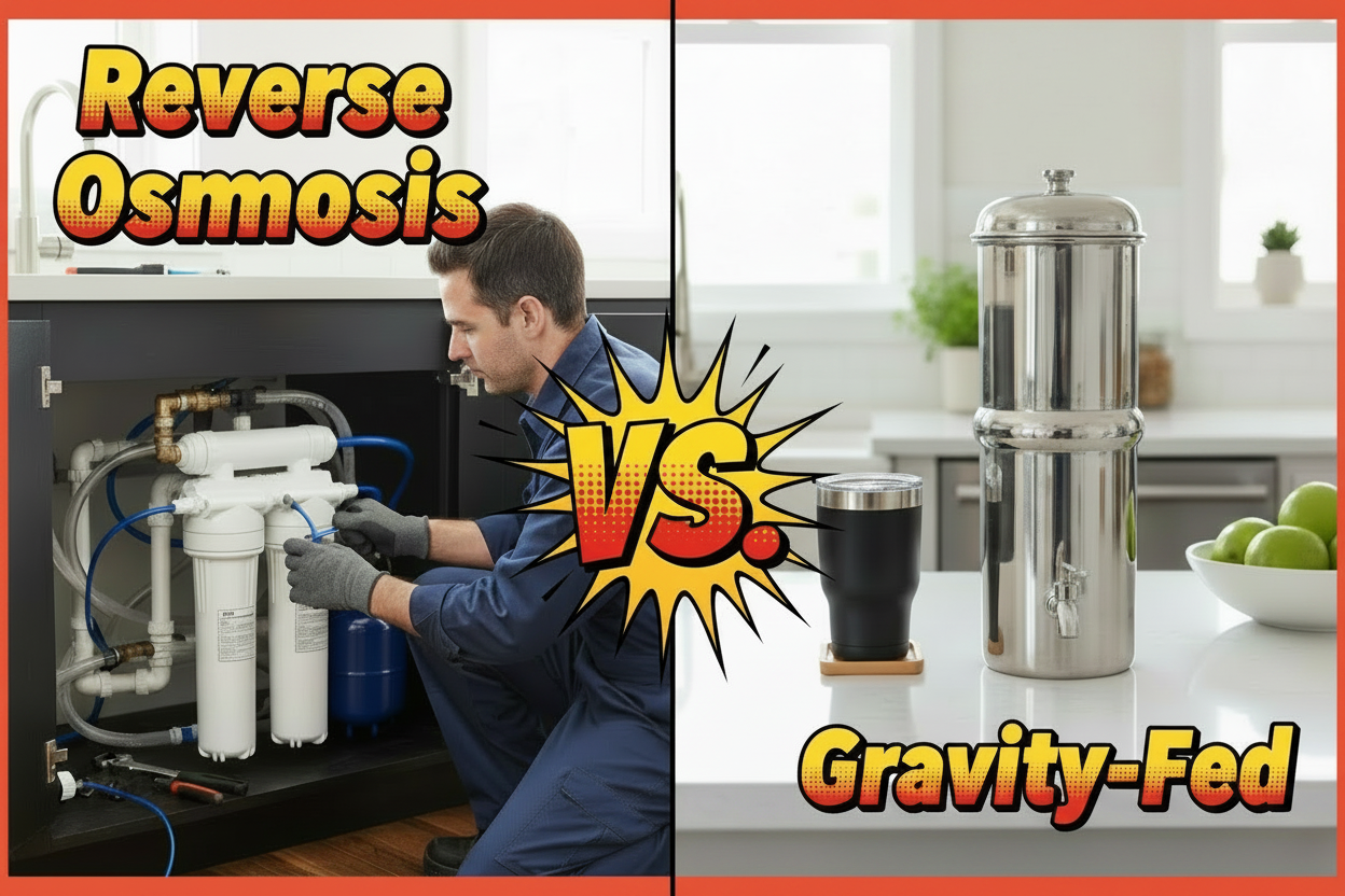 Reverse Osmosis vs Gravity Fed Water Filter: Which Is Right for Your Home?