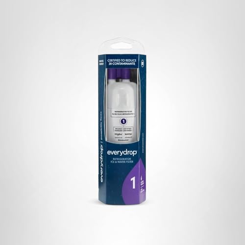 everydrop by Whirlpool Ice and Water Refrigerator Filter 1, EDR1RXD1, Single-Pack , Purple