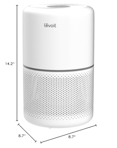 LEVOIT Air Purifier 3-in-1 Filter with HEPA sleep mode, Remove Dust Smoke Pollutants Odor
