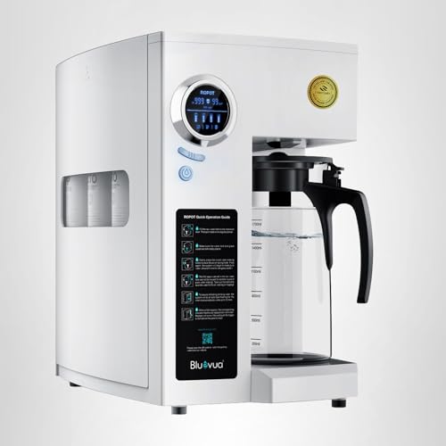 Bluevua RO100ROPOT-UV Reverse Osmosis System Countertop Water Filter