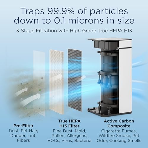 Medify MA-40 Air Purifier with True HEPA H13 Filter