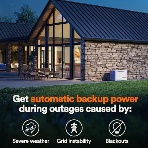 Generac 7228 18kW Air Cooled Guardian Series Home Standby Generator with 200-Amp Transfer Switch