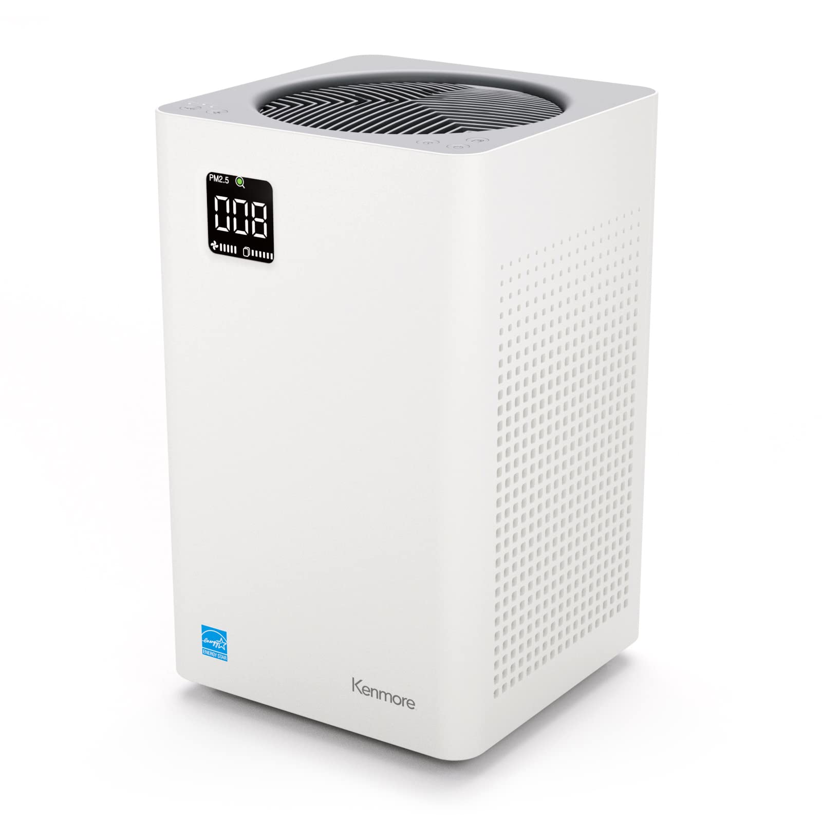 Kenmore PM2010 Air Purifiers with H13 True HEPA Filter Covers Up to 1200 Sq.Foot 24dB SilentClean 3 Stage HEPA Filtration System 5 Speeds for