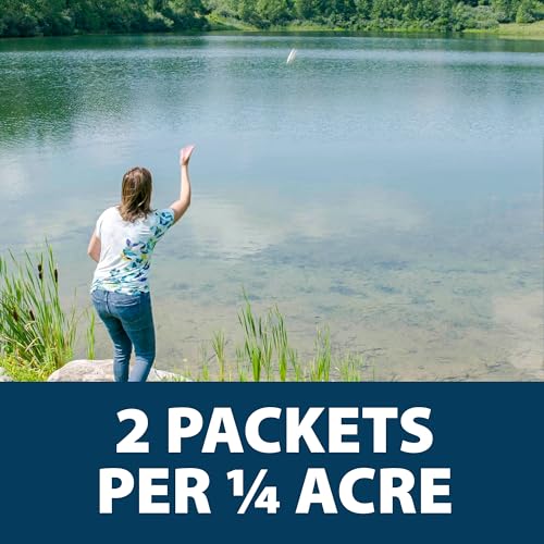 Airmax PondClear Packets, Beneficial Bacteria &amp; Enzyme Clarifier Treatment with Ecoboost PRx