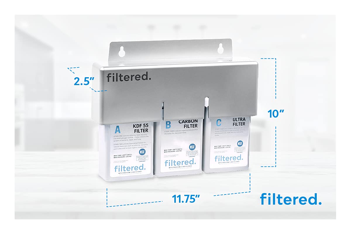 filtered. Inline Water Filter for Refrigerators &amp; Ice Makers