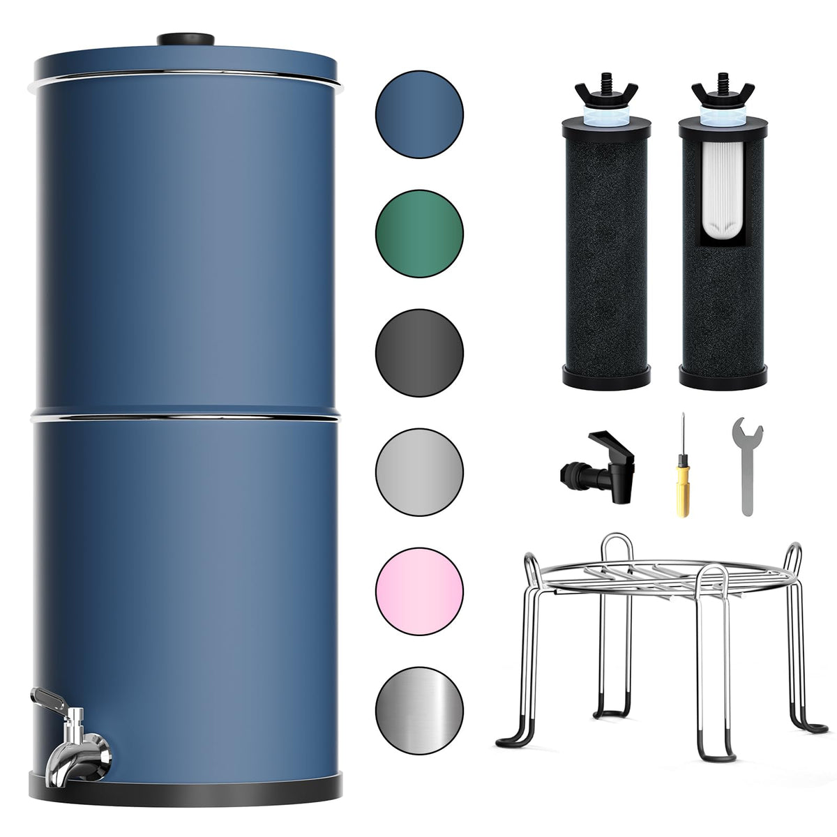 Purewell 3-Stage 0.01μm Ultra-Filtration Gravity Water Filter System