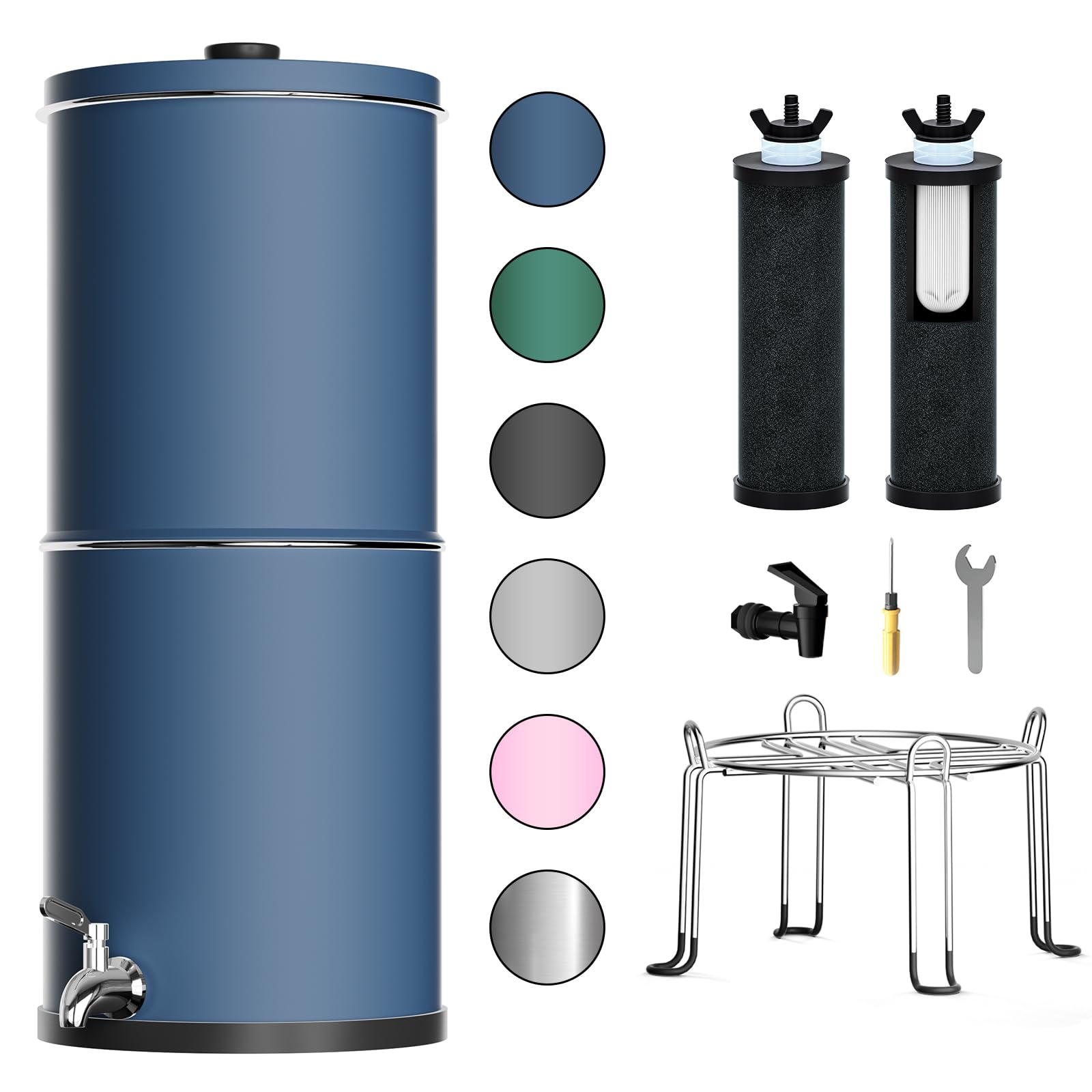 Purewell 3-Stage 0.01μm Ultra-Filtration Gravity Water Filter System