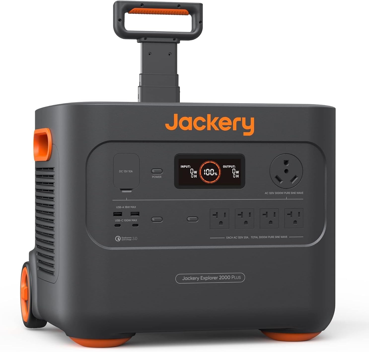 Jackery Portable Power Station Explorer 2000 Plus, Solar Generator