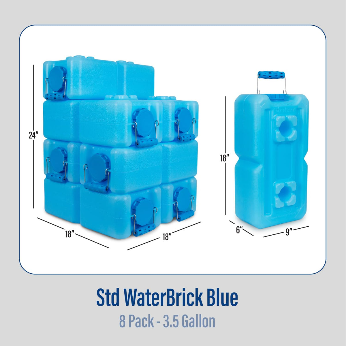 WaterBrick Water Storage Containers