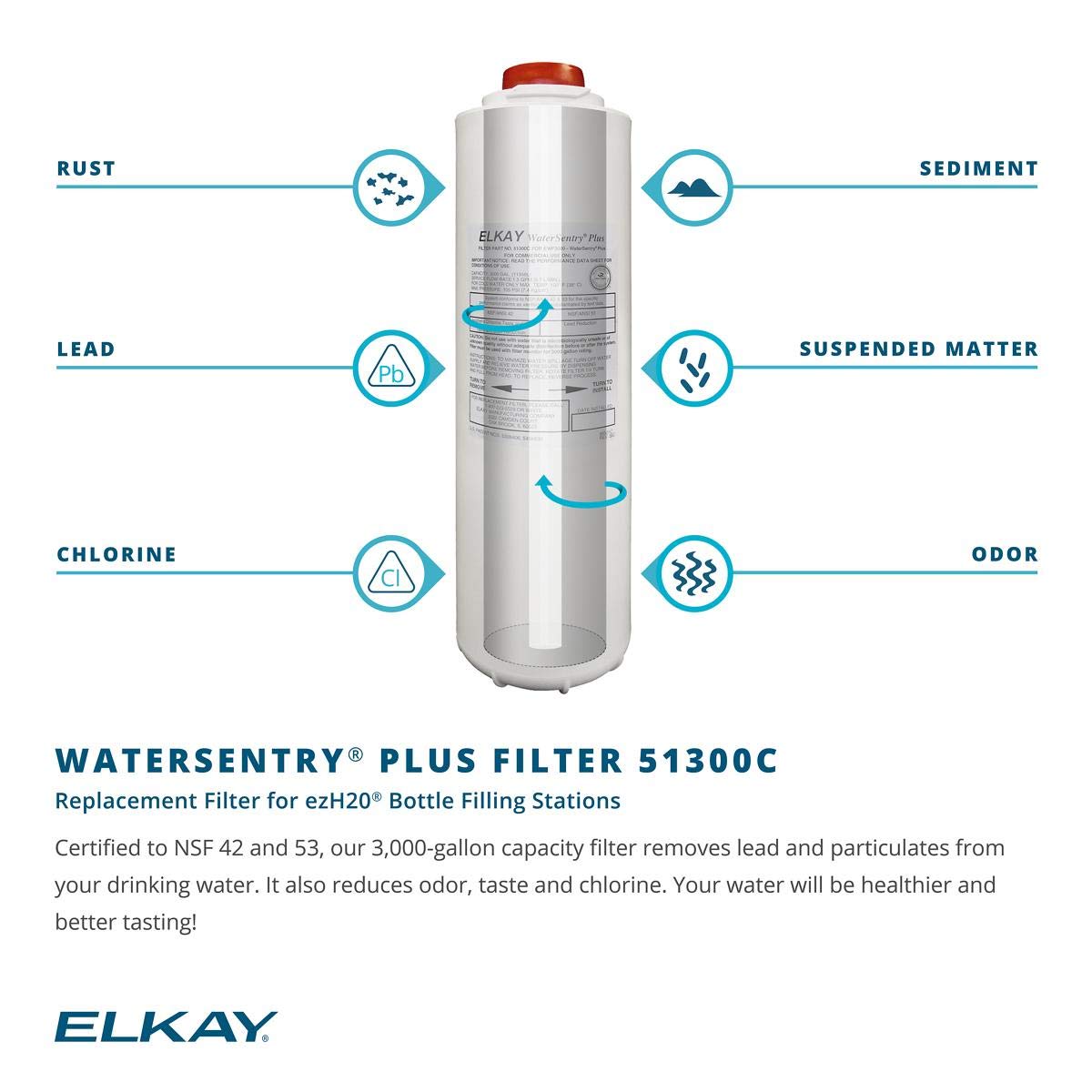 Elkay LBWDC00WHC Water Dispenser, Aspen White