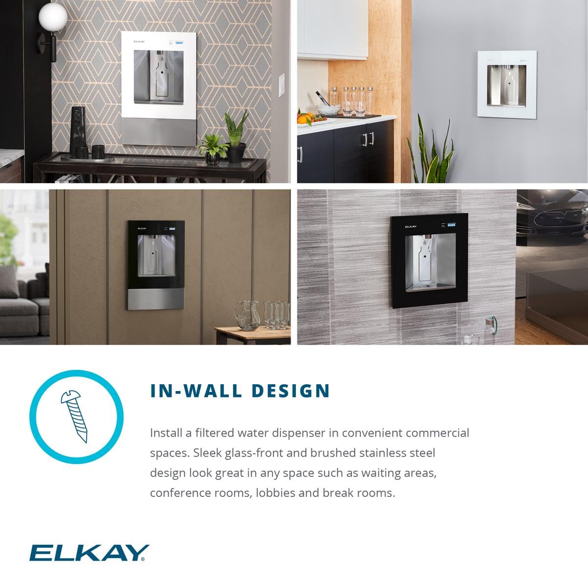 Elkay LBWDC00WHC Water Dispenser, Aspen White