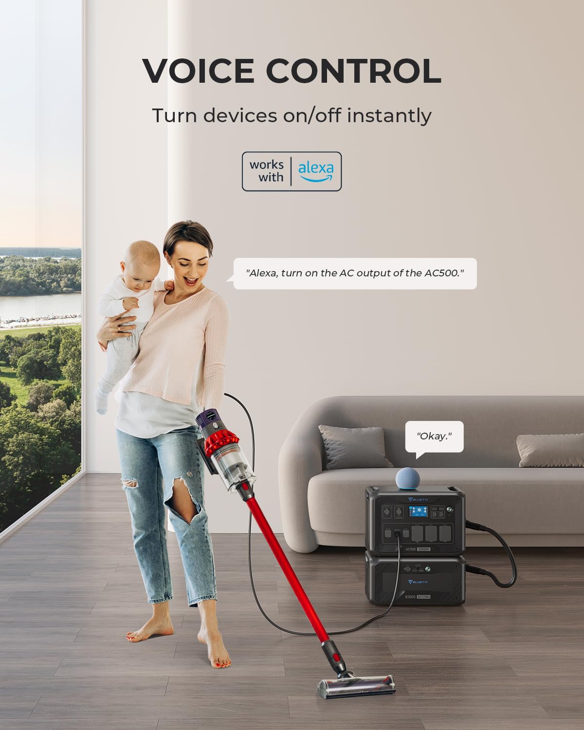 BLUETTI Power Station AC500 &amp; B300S Expansion Battery