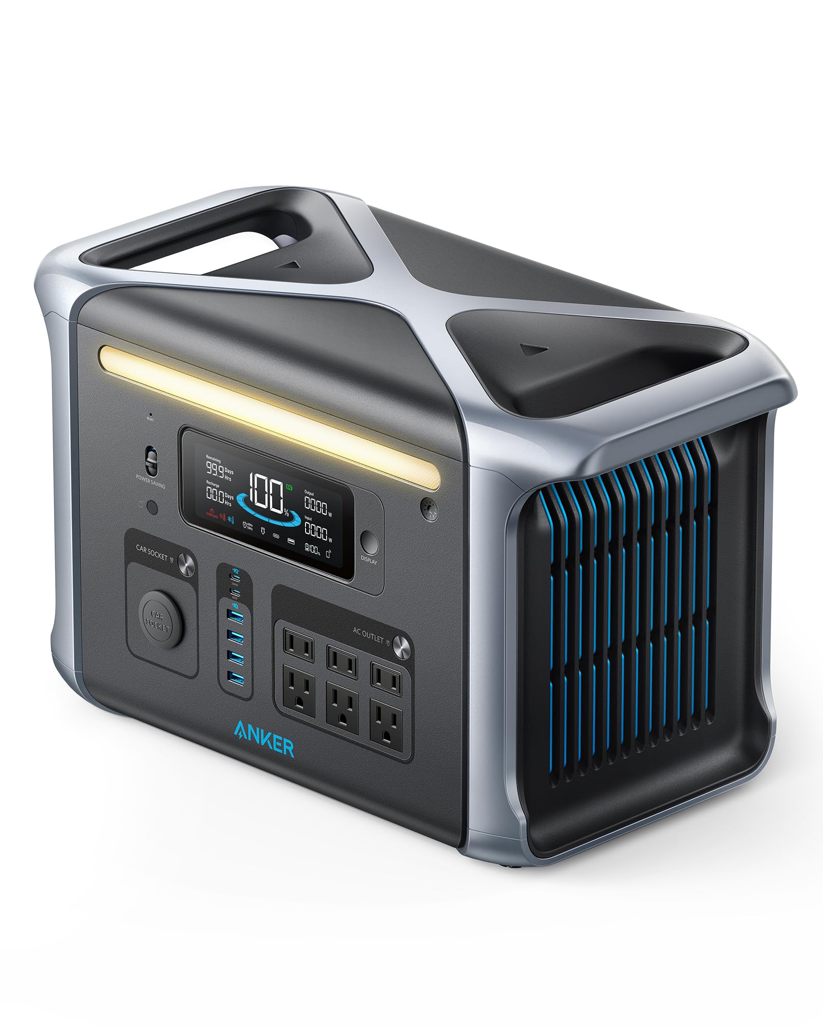 Anker SOLIX F1200 Portable Power Station, PowerHouse 757, 1800W Solar Generator