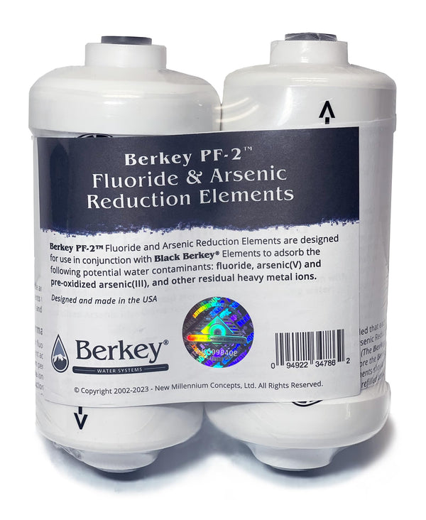 Berkey Authentic Berkey PF-2 Fluoride and Arsenic Reduction Elements ...