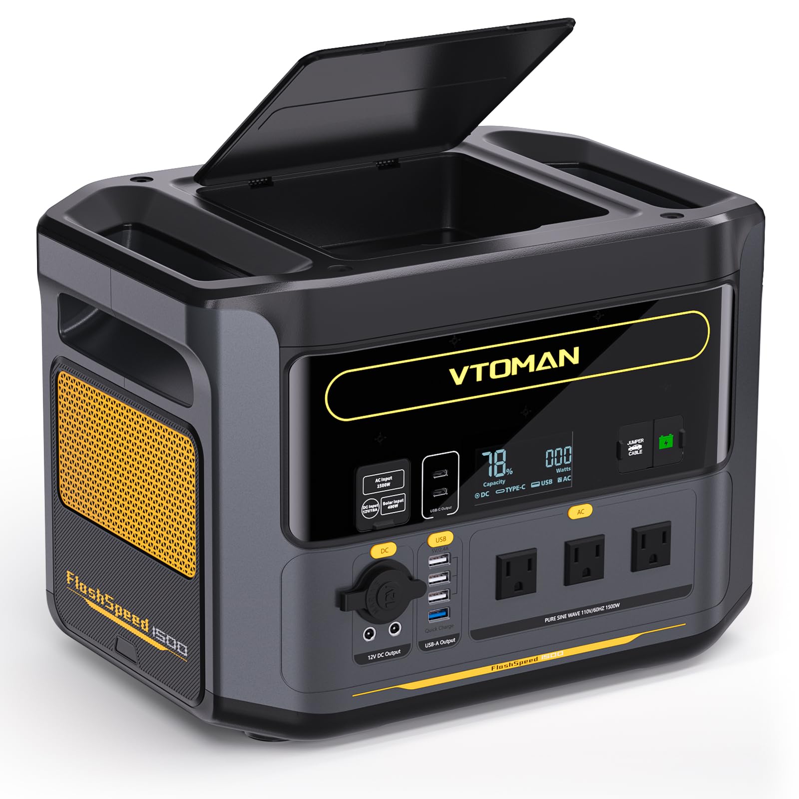 VTOMAN FlashSpeed 1500 Portable Power Station 1500W