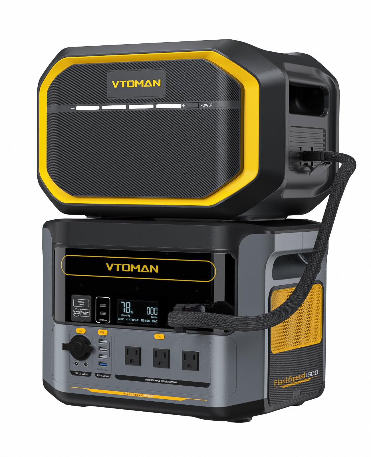 VTOMAN 3096Wh Portable Power Station with Extra Battery