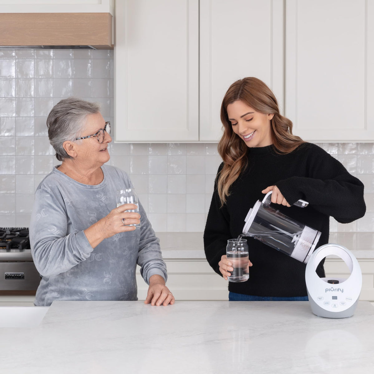 PIURIFY 50 Oz Hydrogen Water Pitcher