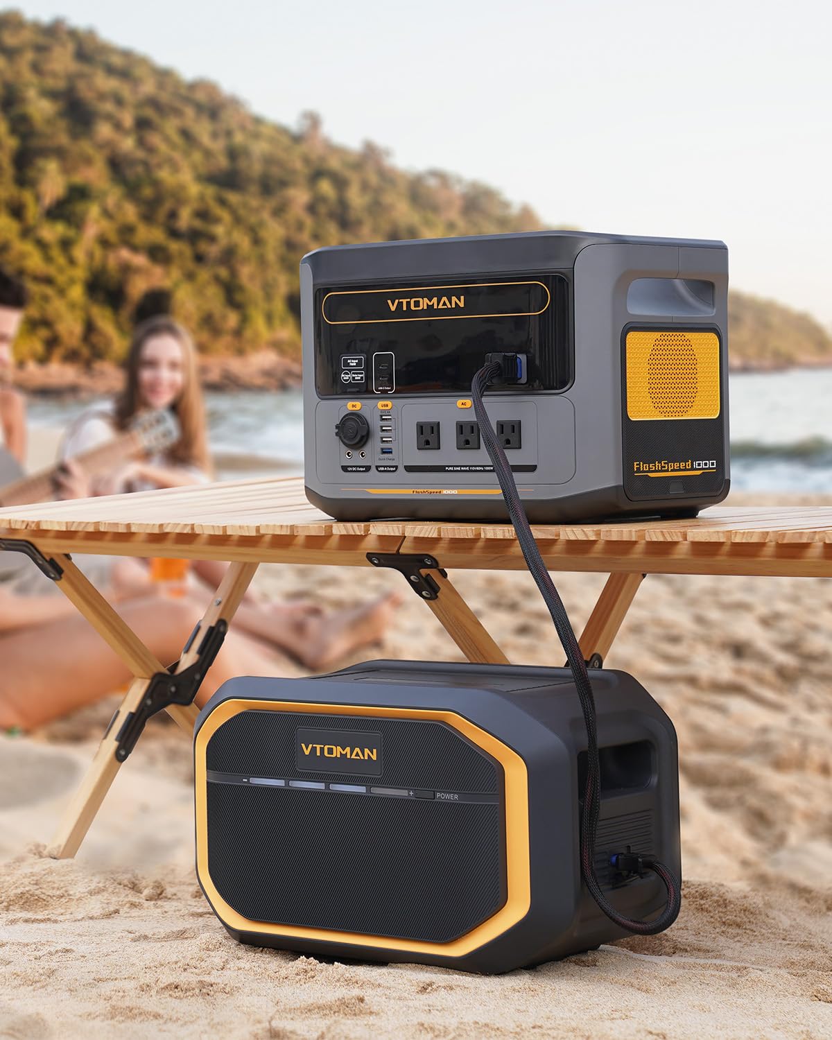 VTOMAN 3096Wh Portable Power Station with Extra Battery