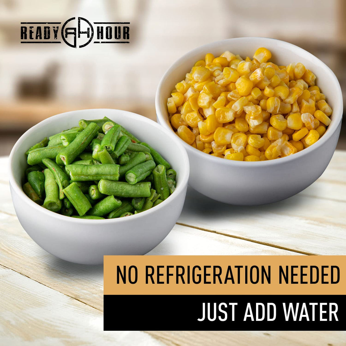 Ready Hour, Fruit &amp; Veggie Mix, Real Non-Perishable Freeze-Dried Food