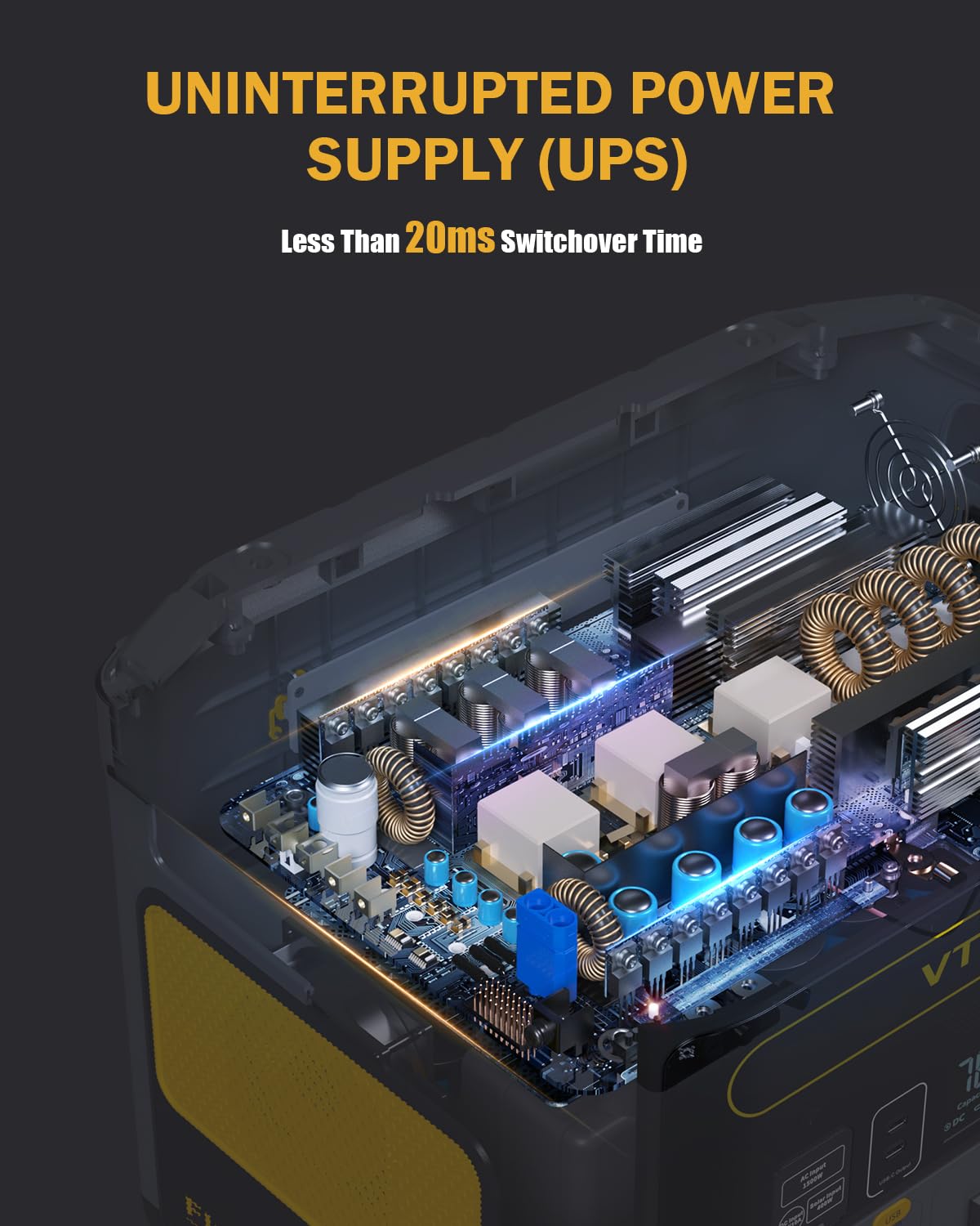 VTOMAN 3096Wh Portable Power Station with Extra Battery