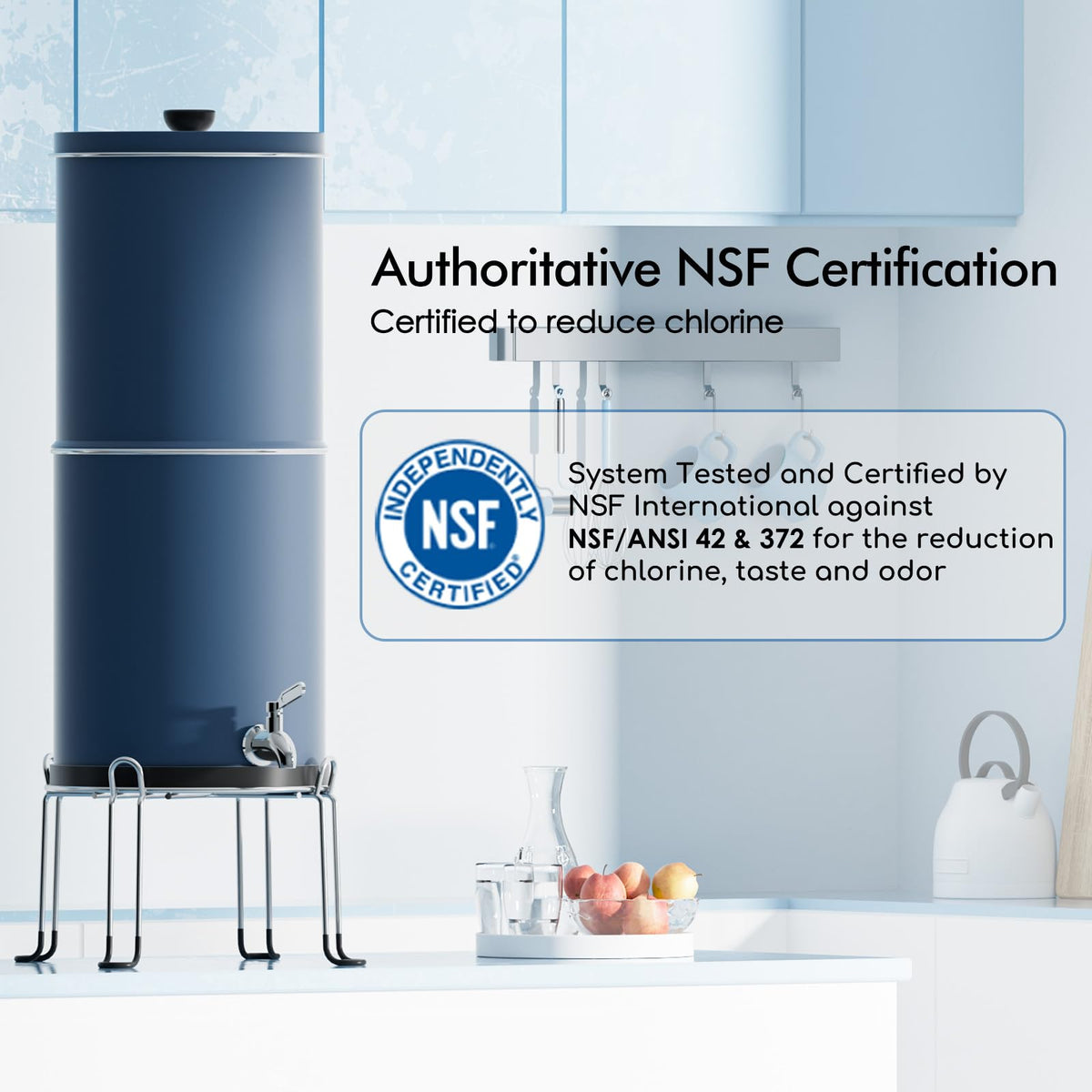 Purewell 3-Stage 0.01μm Ultra-Filtration Gravity Water Filter System