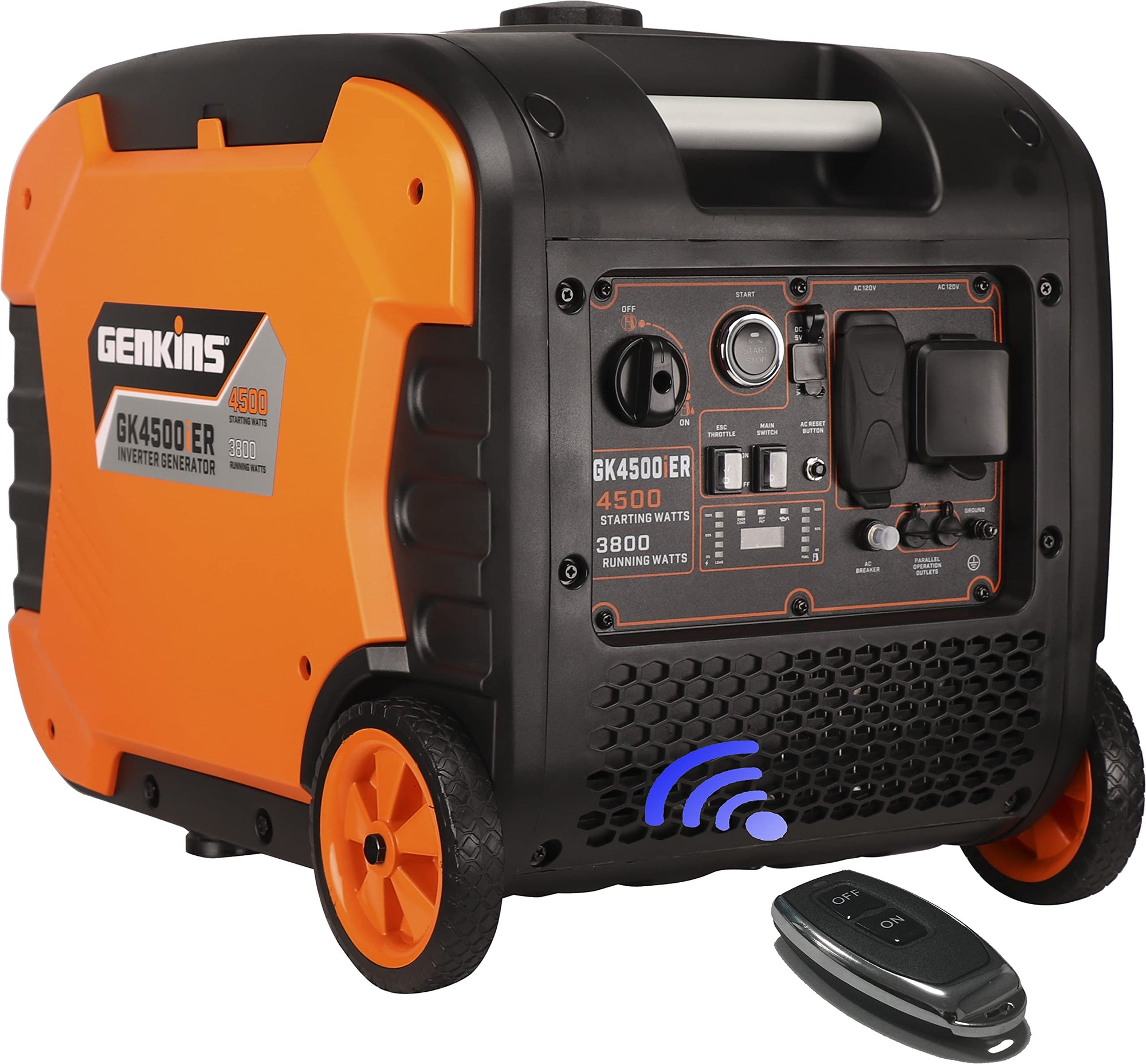 Genkins 4500 Watt Portable Inverter Generator