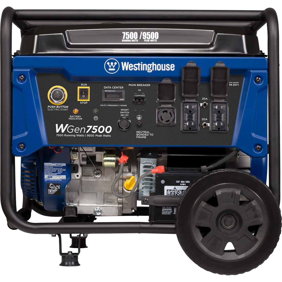 Westinghouse WGen7500 Portable Generator with 9500 Peak Watt