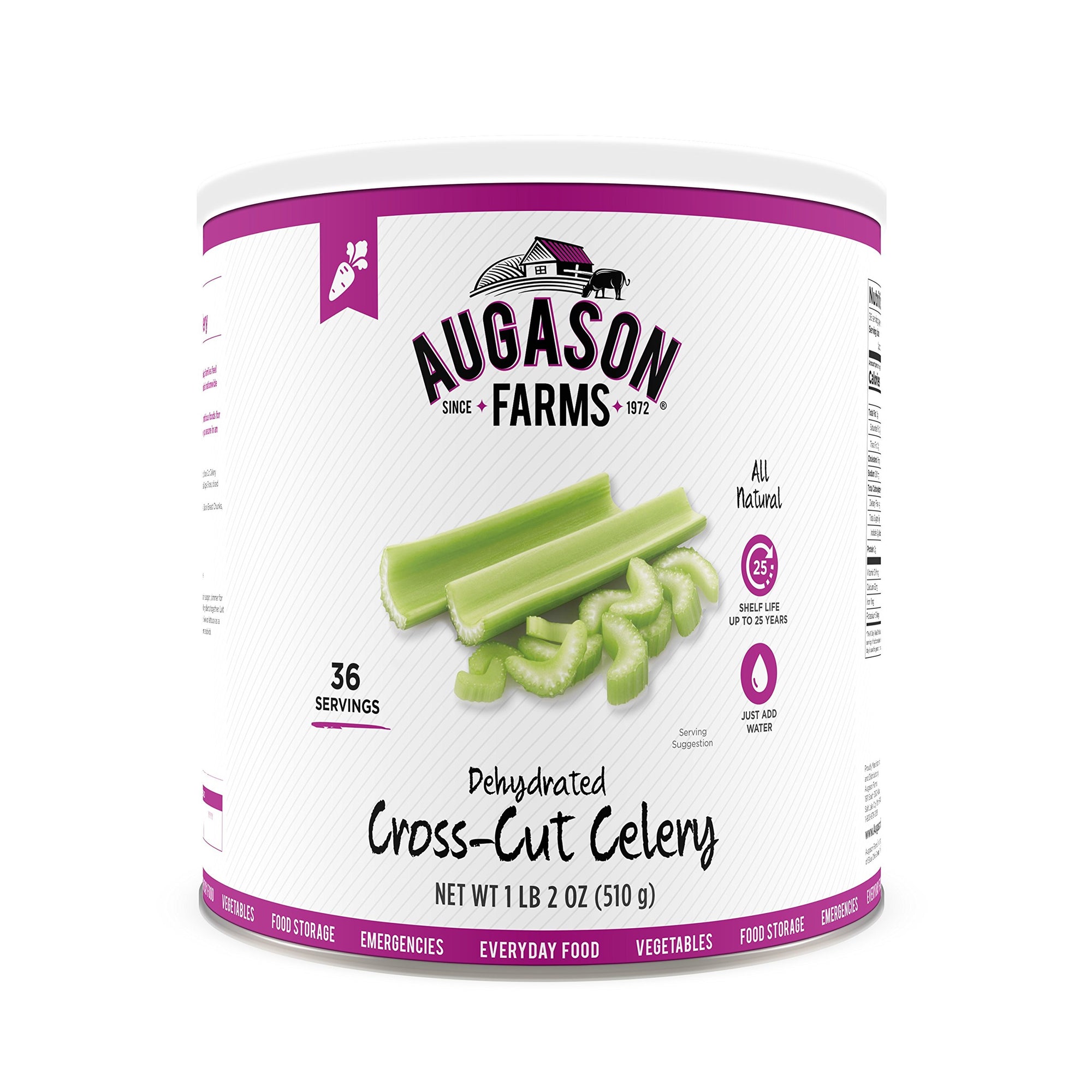 Augason Farms Dehydrated Cross Cut Celery