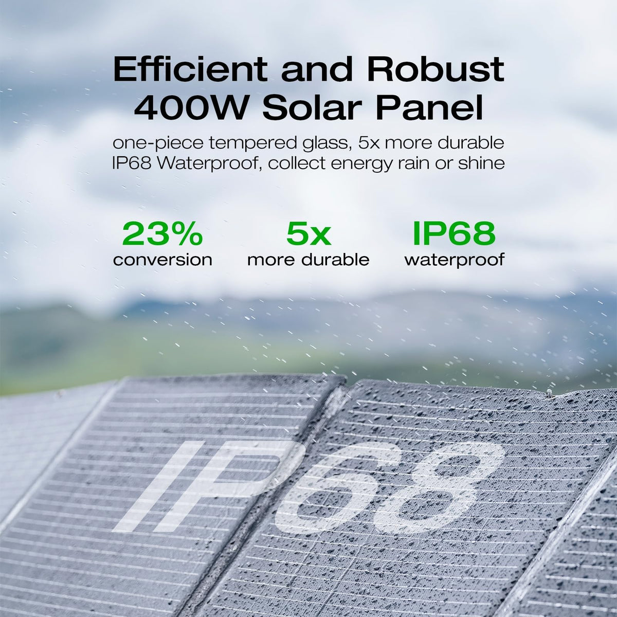 EF ECOFLOW Solar Generator DELTA 2 Max 2048Wh With 400W Solar Panel