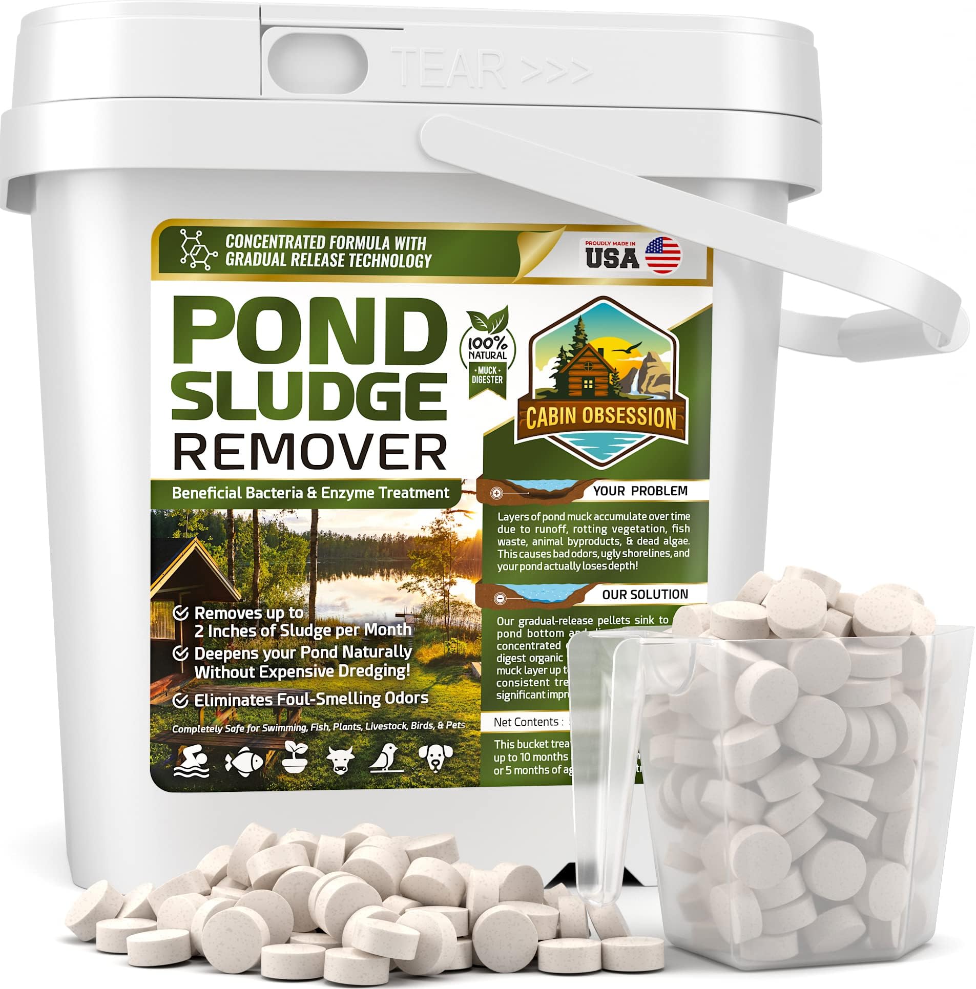 Cabin Obsession - Pond Sludge Remover