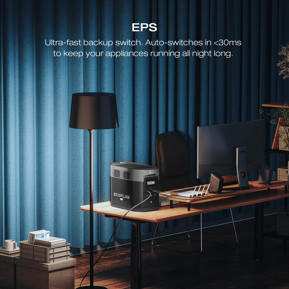 EF ECOFLOW DELTA 2 MAX Power Station with Smart Extra Battery