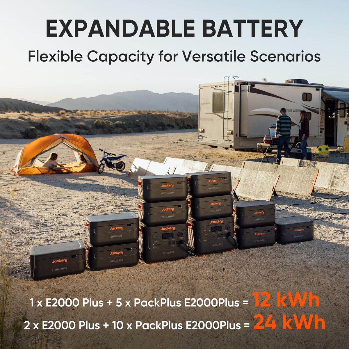 Jackery Portable Power Station Explorer 2000 Plus, Solar Generator