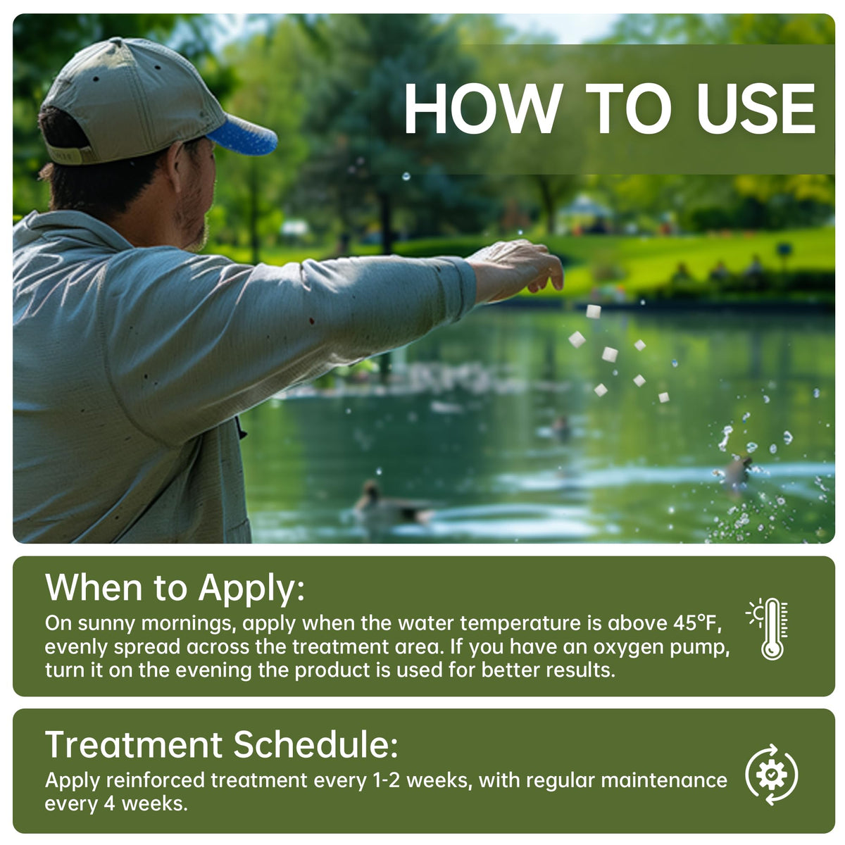 LMJP Muck Reducer - 5LB Natural Muck and Sludge Remover Tablets for Ponds &amp; Lakes