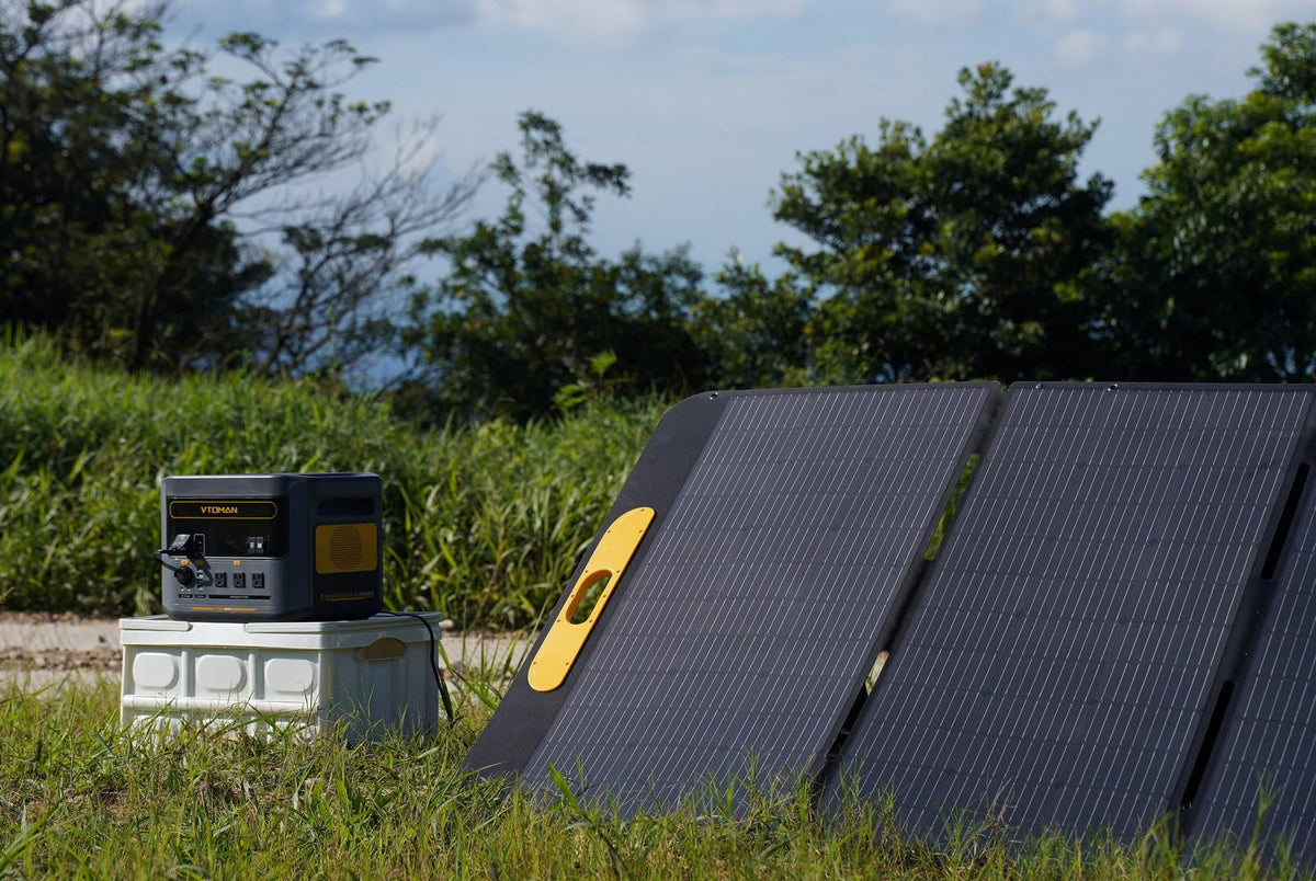 VTOMAN FlashSpeed 1500 Portable Power Station with 400W Panel