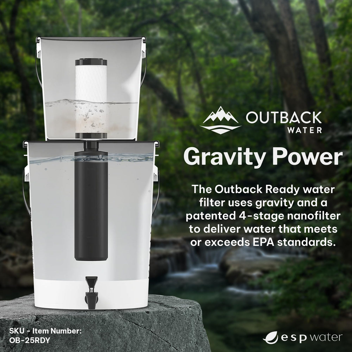 Outback Emergency Drinking Water Filter System