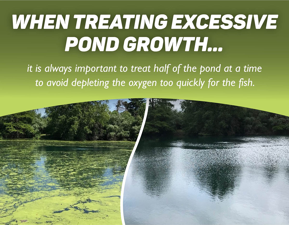 Crystal Plex - Lake and Pond Algaecide Treatment - Liquid Copper Algaecide