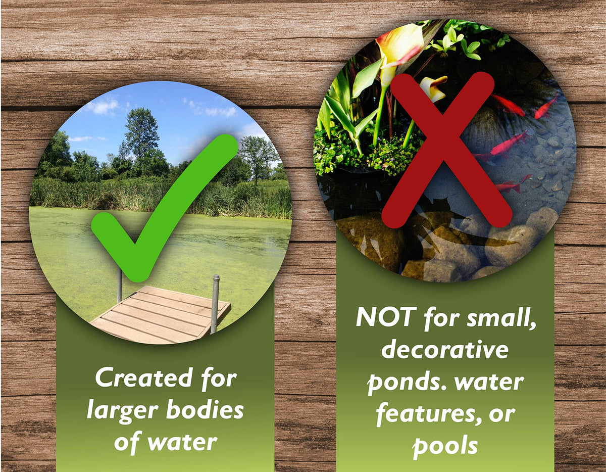 Crystal Plex - Lake and Pond Algaecide Treatment - Liquid Copper Algaecide