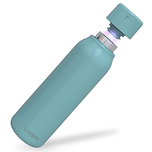 UVBrite Go Self-Cleaning UV Water Bottle - 18.6 oz Insulated Stainless-Steel