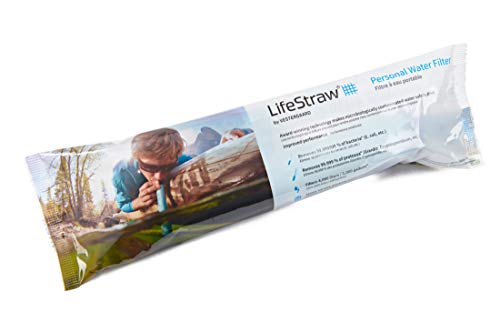 LifeStraw Personal Water Filter for Hiking, Camping, Travel, and Survival 