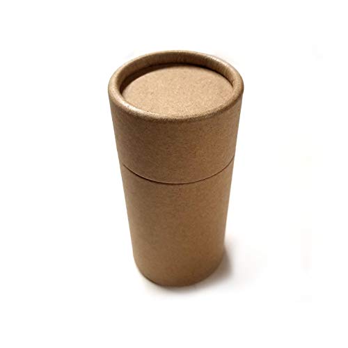 Empty Cardboard Deodorant Containers - Push-up style, top-fill, reusable and biodegradable 3.0 oz (6-Pack)