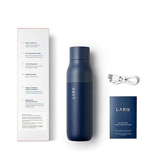 LARQ Bottle PureVis - 17oz - Monaco Blue