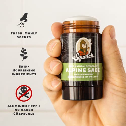 Dr. Squatch Natural Deodorant for Men