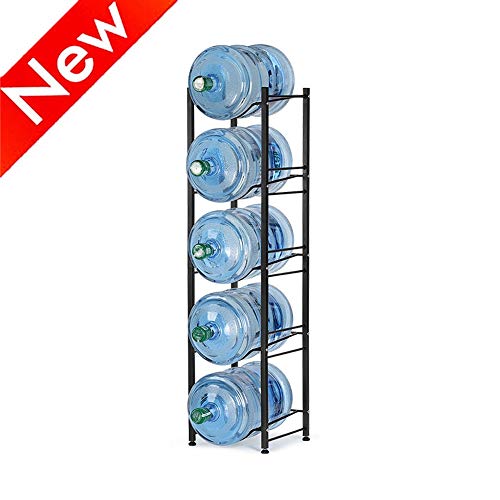 Nandae Water Cooler Jug Rack, 5-Tier Heavy Duty Water Bottle Holder