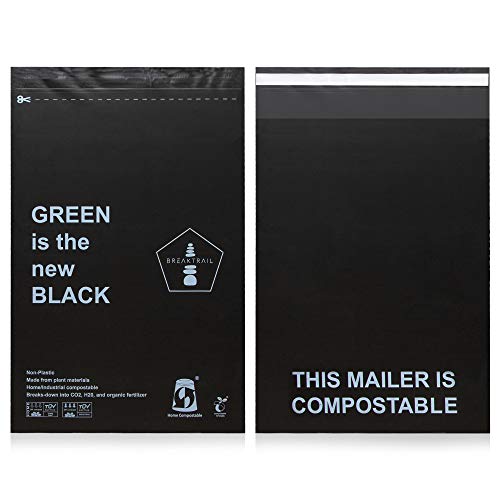 Compostable Poly Mailer Pack of 100 Size 11 inches x 15 inches Biodegradable Mailing Envelope