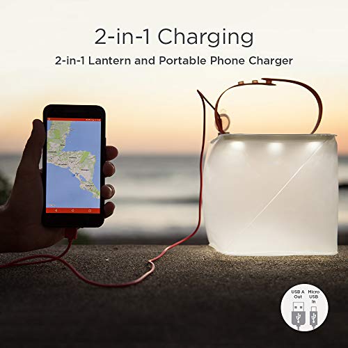 LuminAID PackLite Max 2-in-1 Camping Lantern and Phone Charger