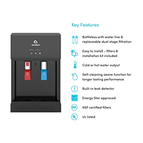 Avalon Countertop Self Cleaning Touchless Bottleless Cooler Dispenser