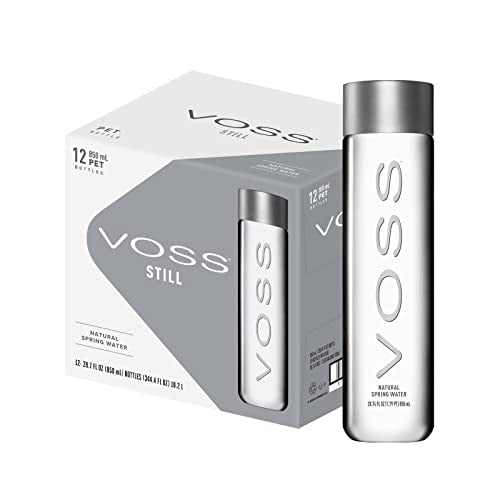 VOSS Still Water – Premium Naturally Pure Water - 28.7 Fl Oz (Pack of 12)
